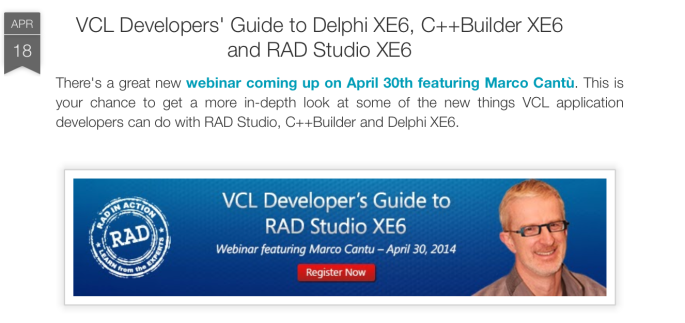 RAD in Action: VCL Developer's Guide to RAD Studio XE6