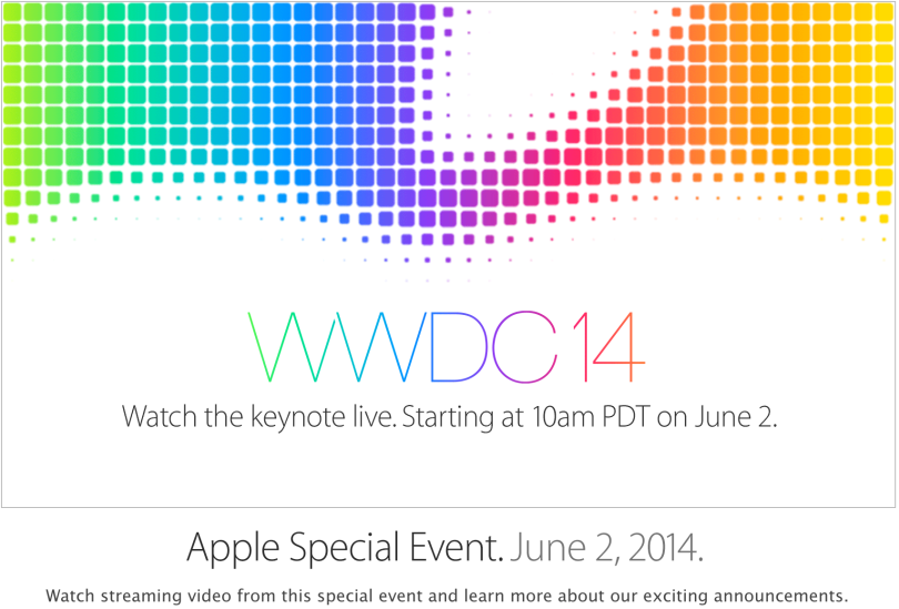 Apple irá transmitir ao vivo a Keynote de abertura da WWDC 2014